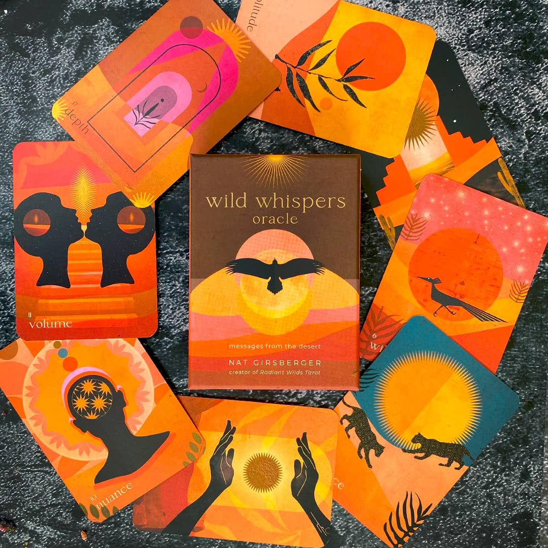 Wild Whispers Oracle by Nat Girsberger: Flashcards; 144 pages / English