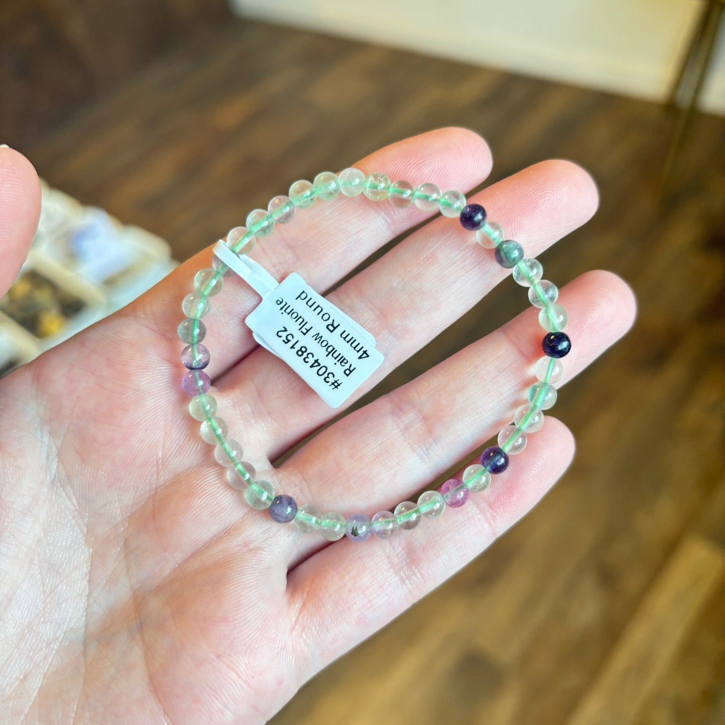 Fluorite (Decision Making) Bracelet 4mm