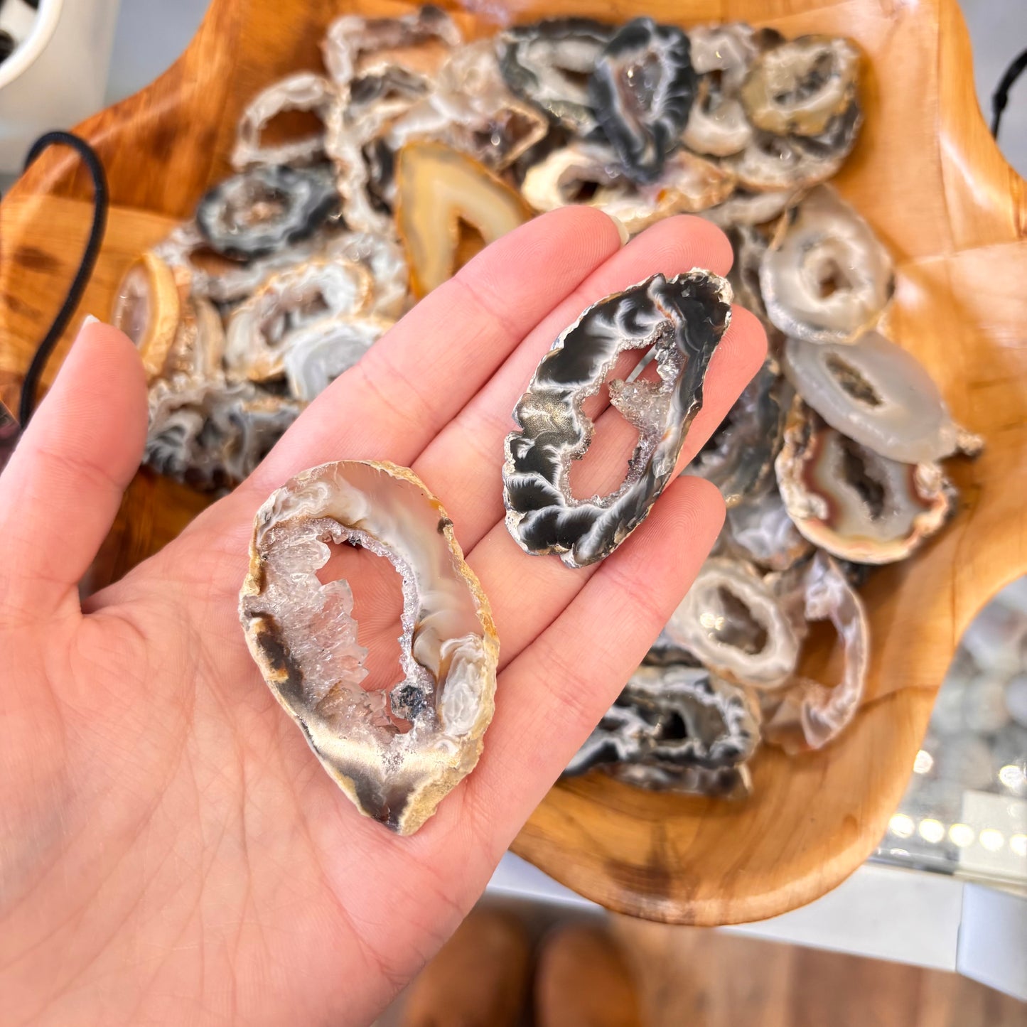 Oco Agate (Spiritual Clarity) Slices