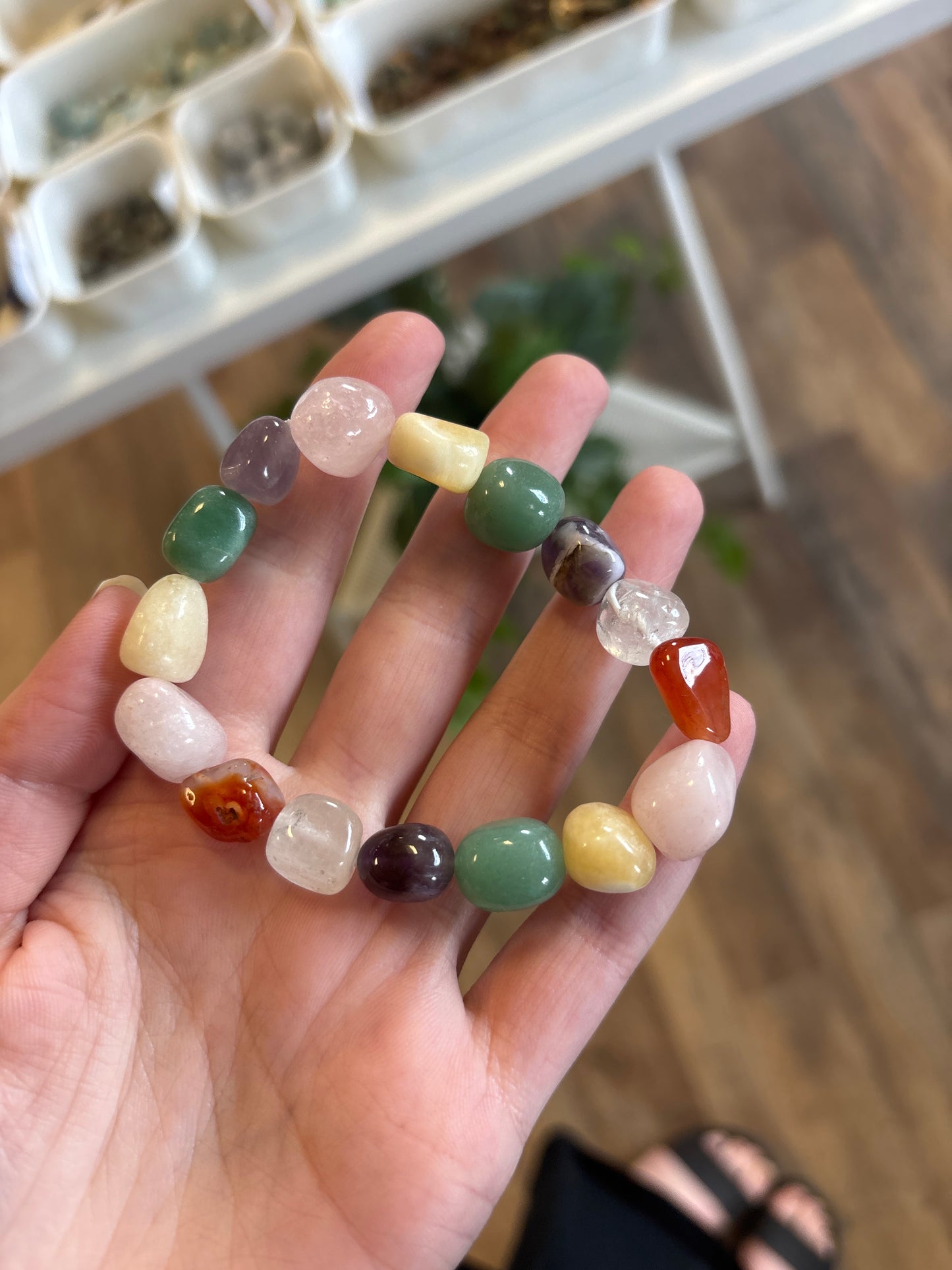 Mixed Stone (Balance) Nugget Bracelet
