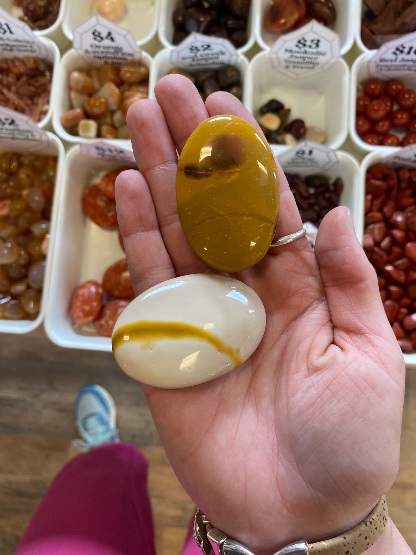 Mookaite Jasper (Versatility & Travel) Palm Stone