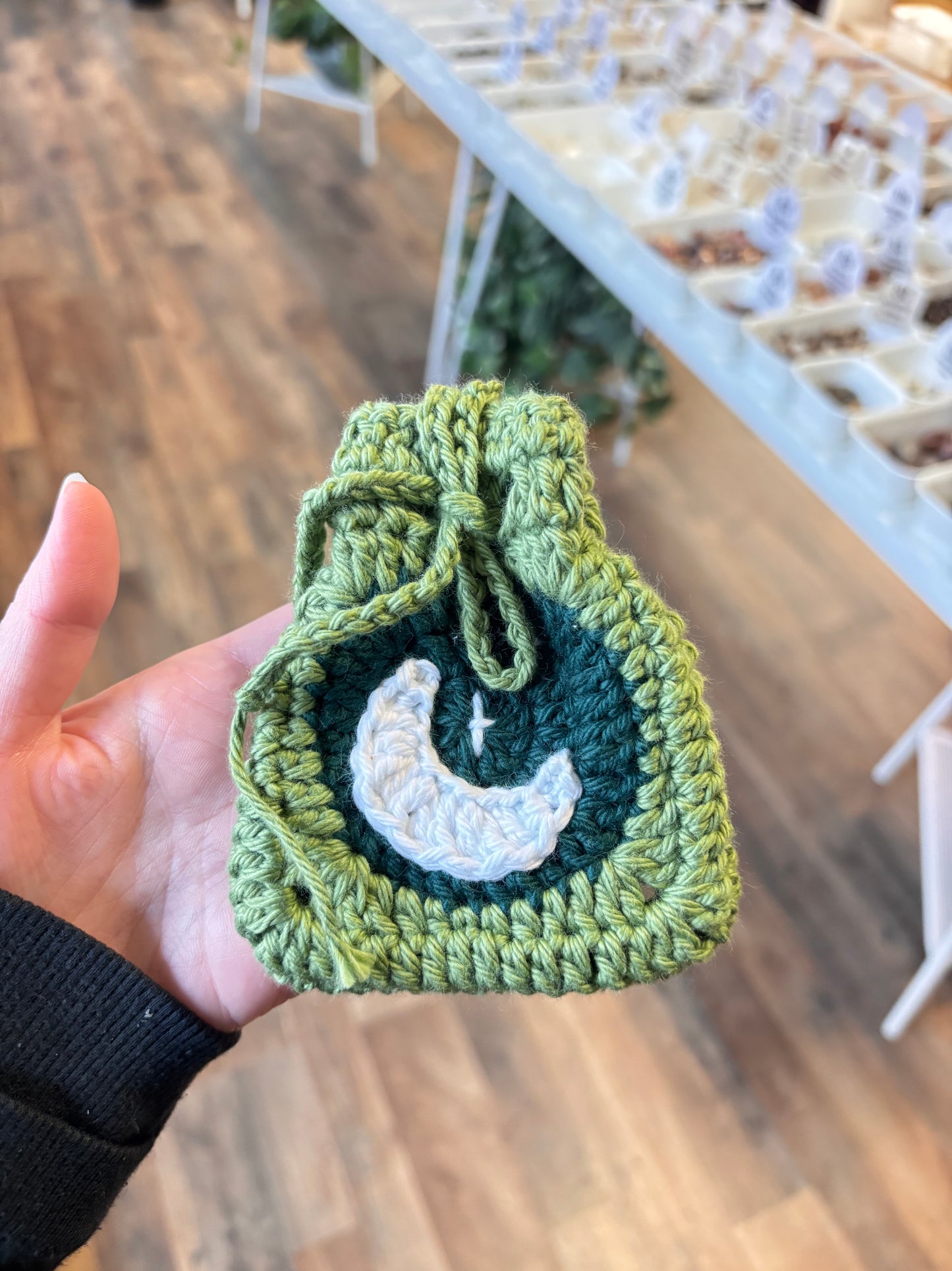 Crochet Crystal Pouch | The Crochet Witch