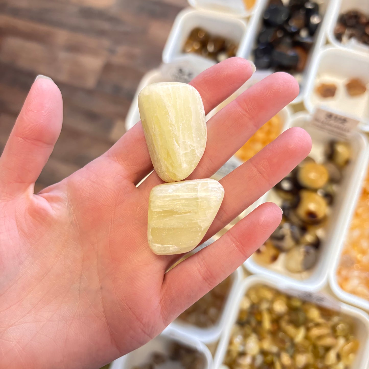 Lemon Calcite (Inner Drive & Achieve Goals) Tumble