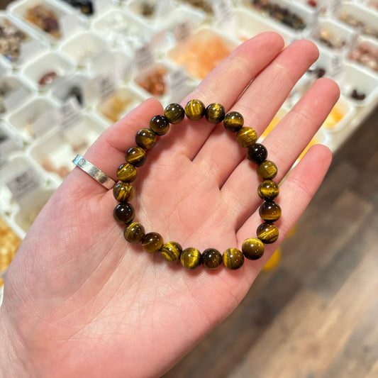 Tigers Eye (Courage) Bracelet 8mm
