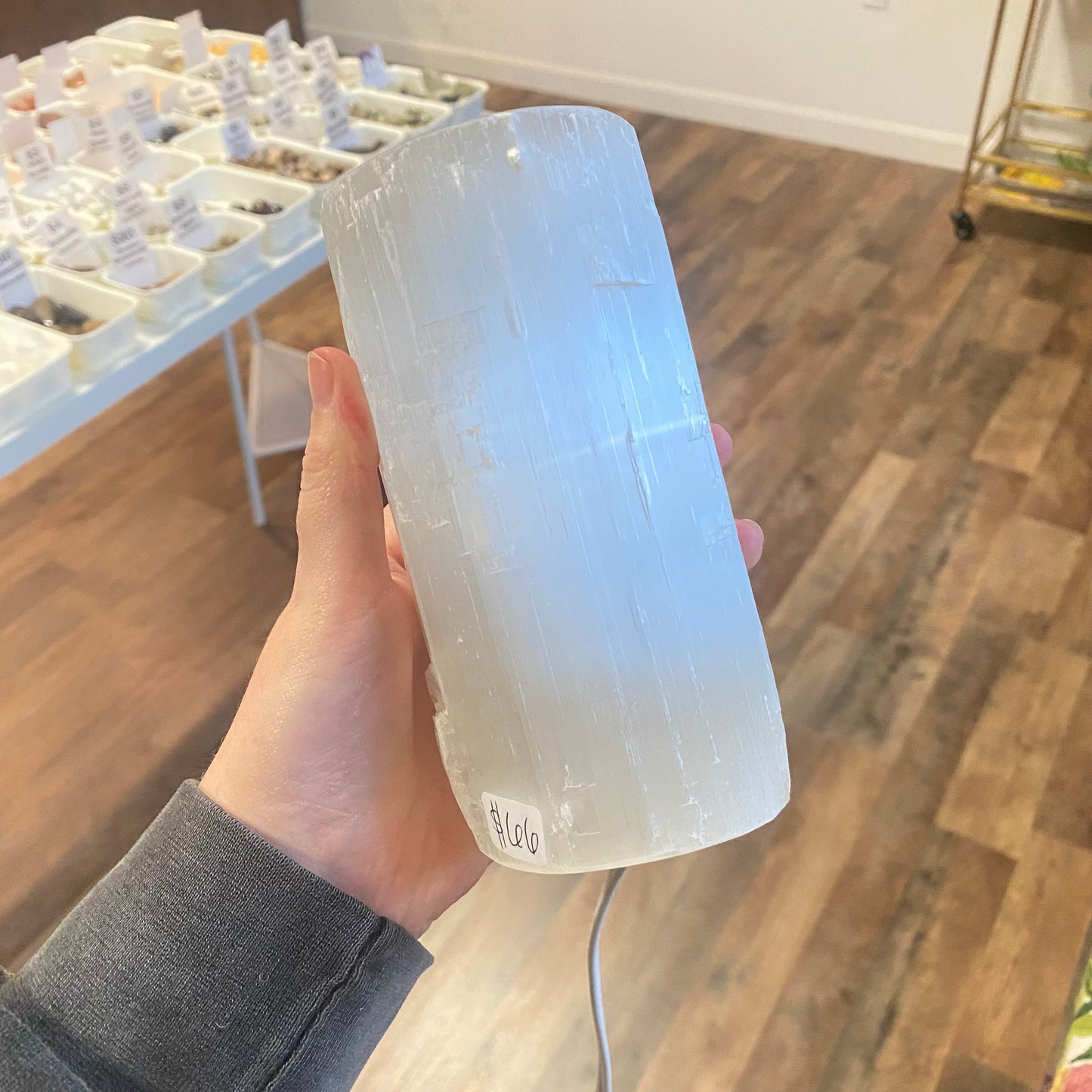 Selenite (Cleansing) Lamp