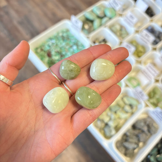 New Jade (Prosperity & Good Health) Tumbled