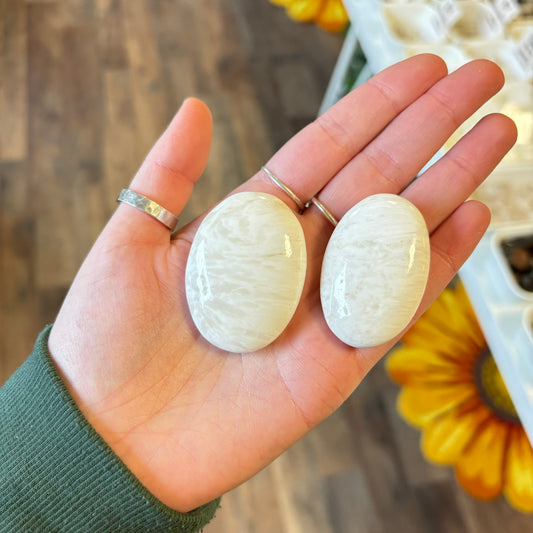 Scolecite (Meditation) Palm Stone
