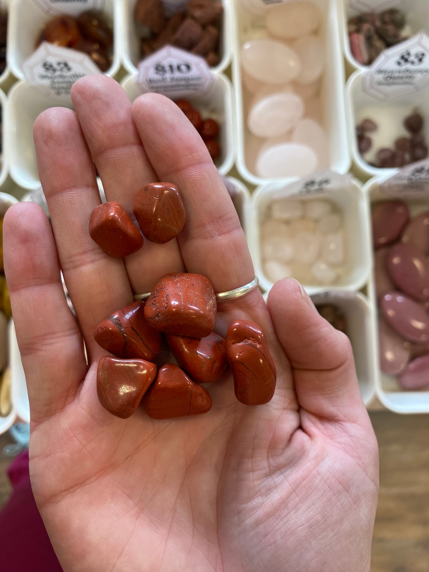 Red Jasper (Procrastination Relief & Dissolves Anger) Tumbled S