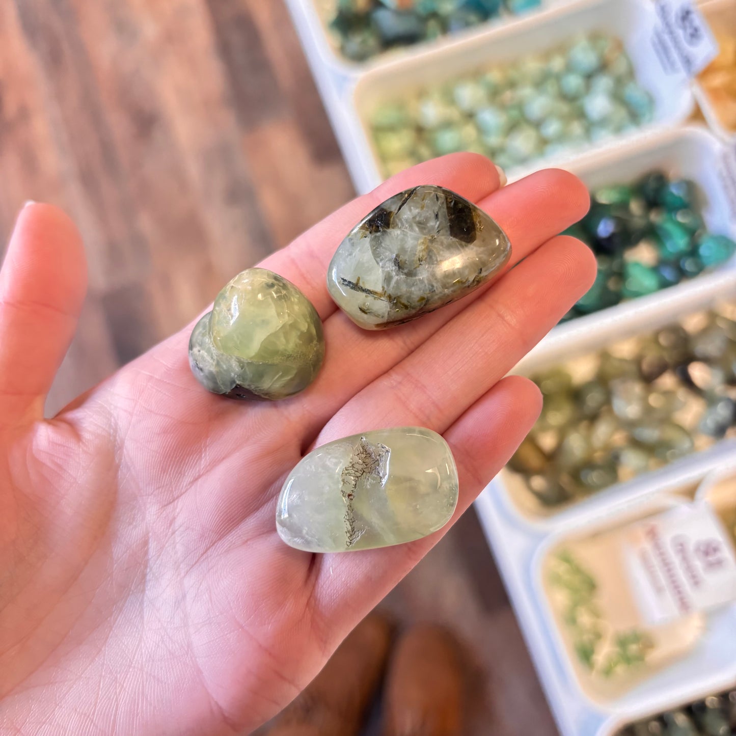 Prehnite (Surrender & Harmony with Nature) Tumble