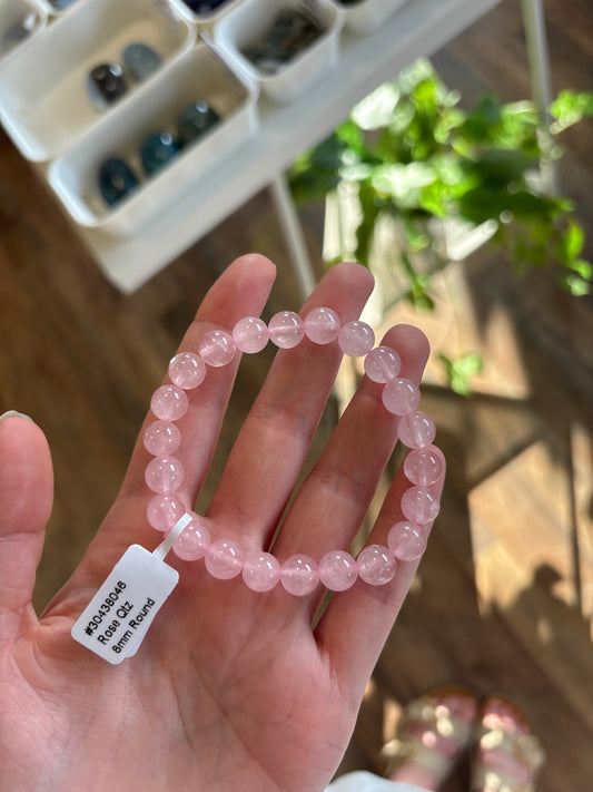 Rose Quartz (Love) Bracelet 8mm