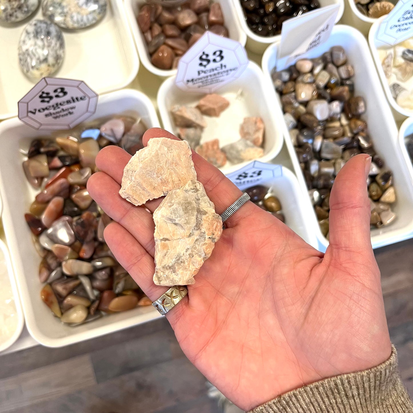 Peach Moonstone (Inspiration) Rough