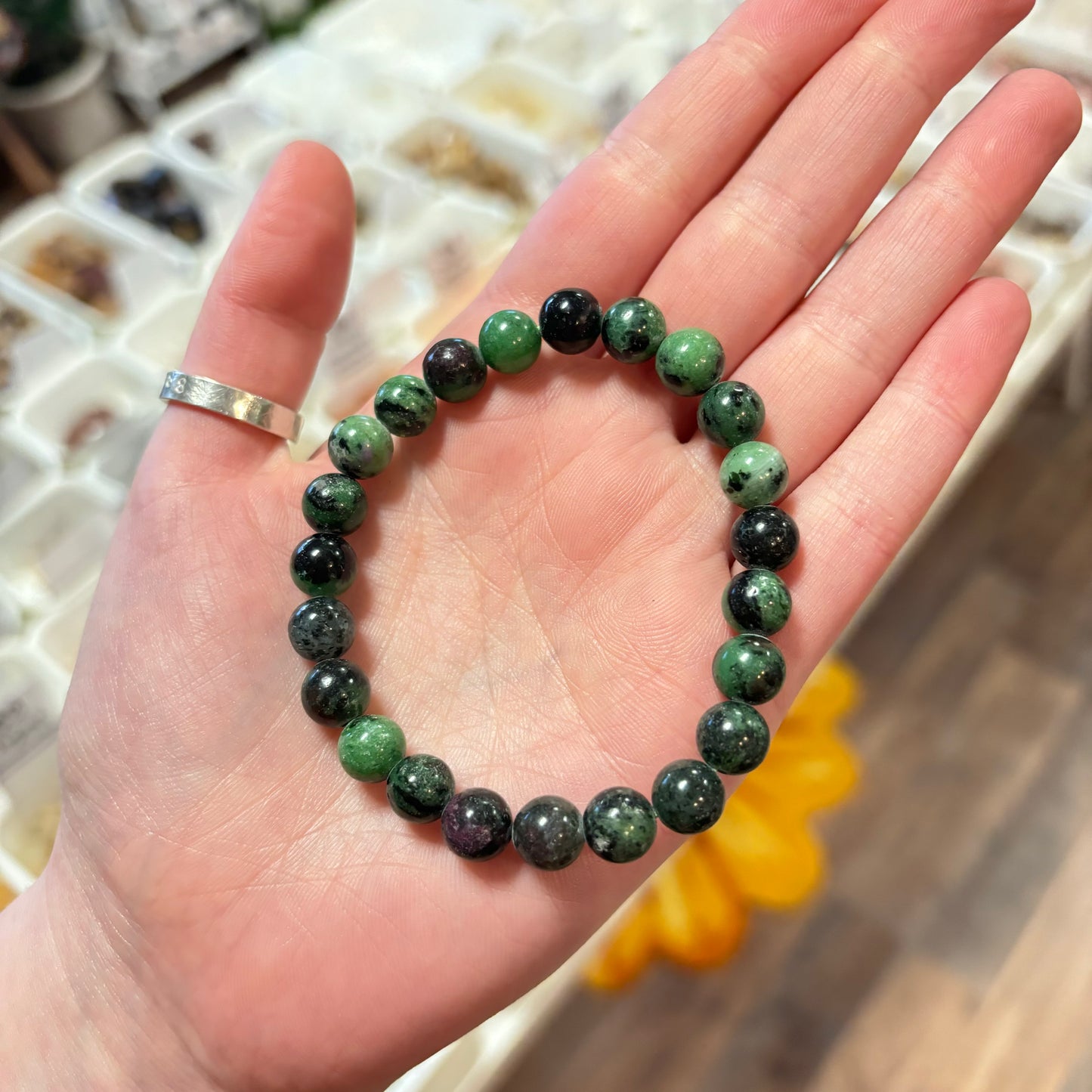 Ruby Zoisite (Creative Empowerment) Bracelet 8mm