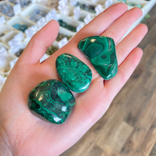 Malachite (Transformation) Tumbled