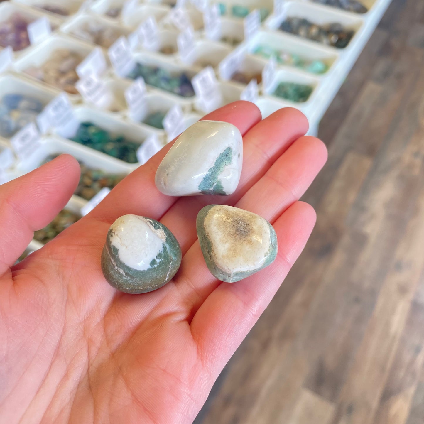 Green Sardonyx (Prosperity) Tumbled