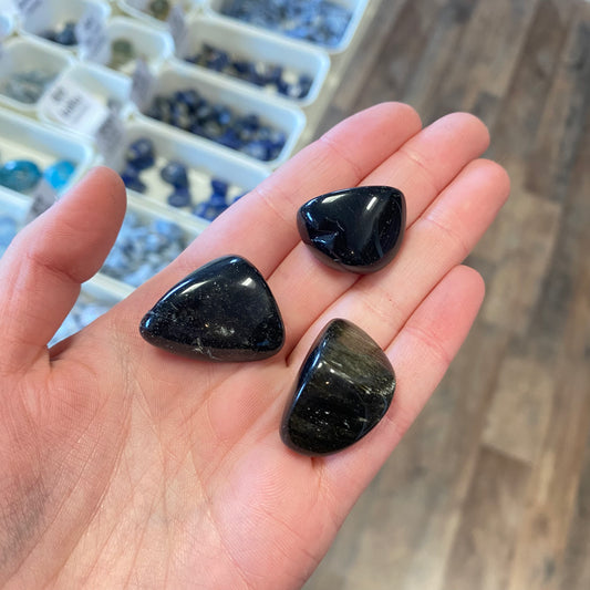 Obsidian (Energetic Shield) Tumbled