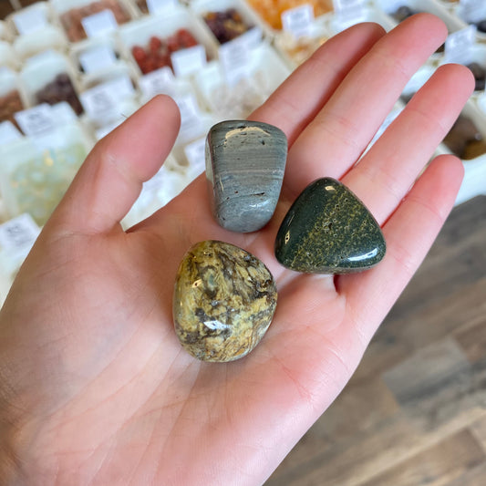 Ocean Jasper (Optimism) Tumbled