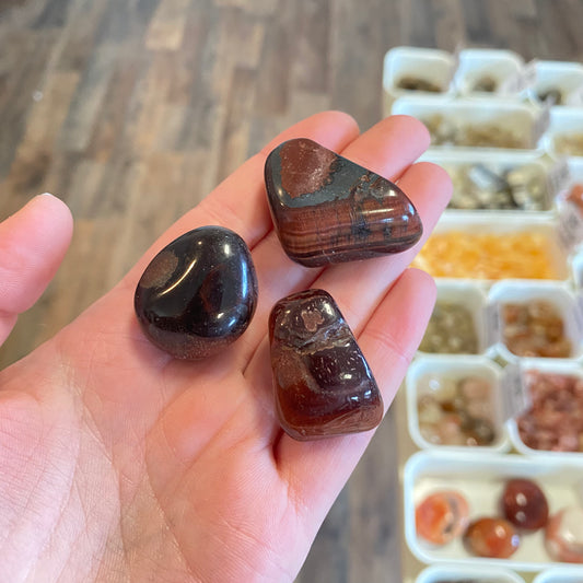 Red Tigers Eye (Motivation ) Tumbled