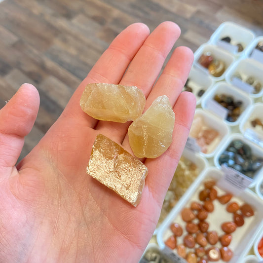 Honey Calcite (Joy & Optimism) Rough