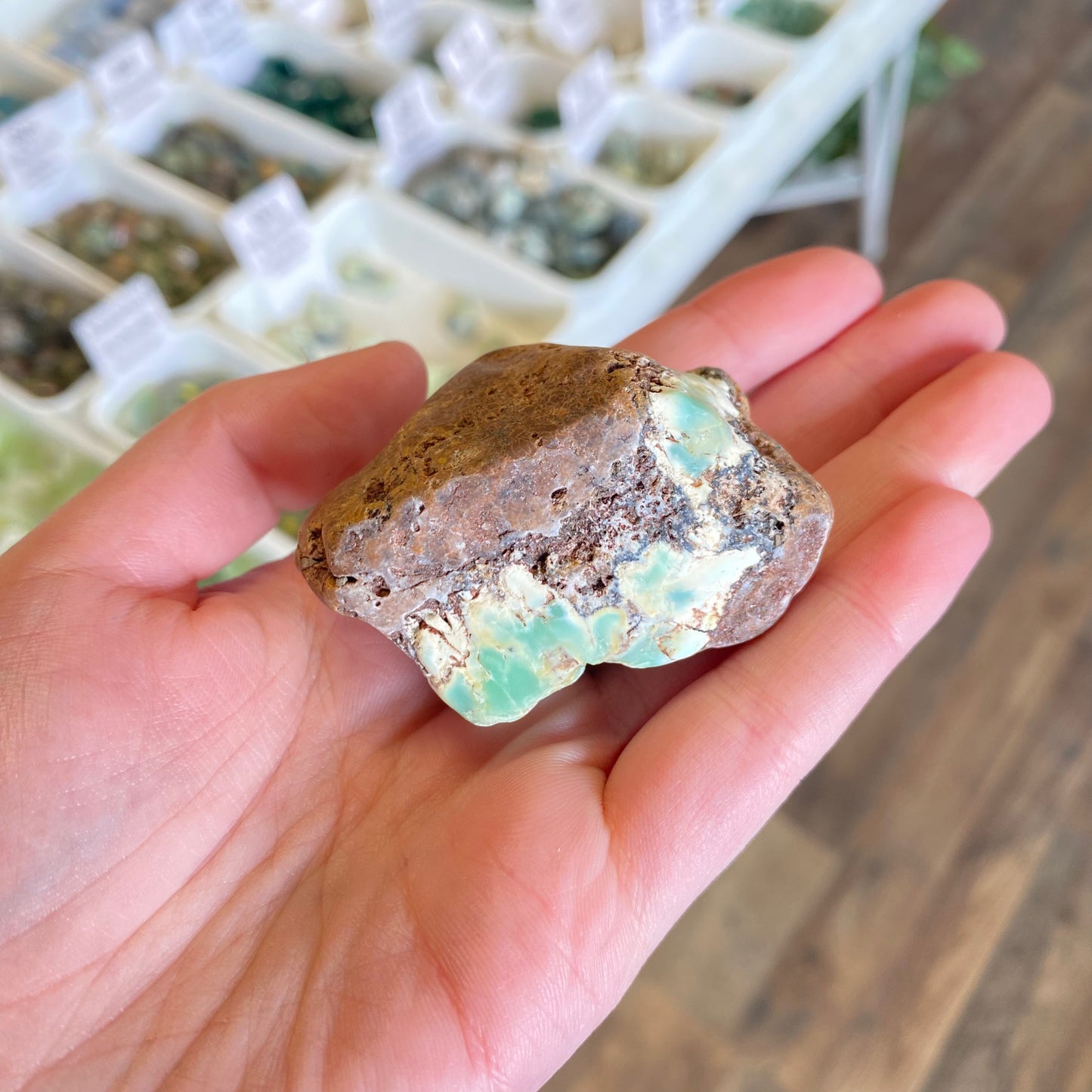 Chrysoprase (Self Acceptance & Prevents Nightmares) Rough
