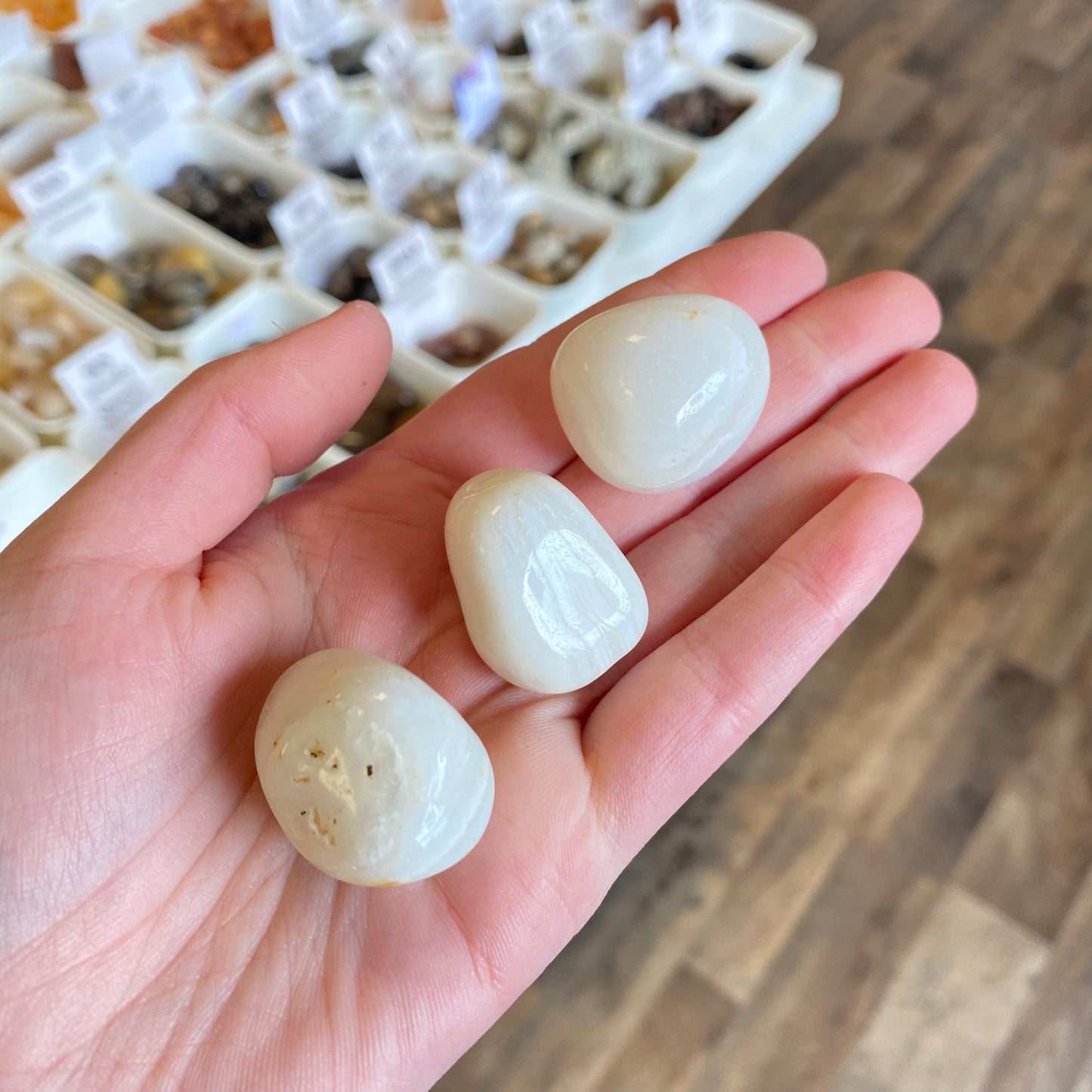 White Agate (Awakening) Tumbled