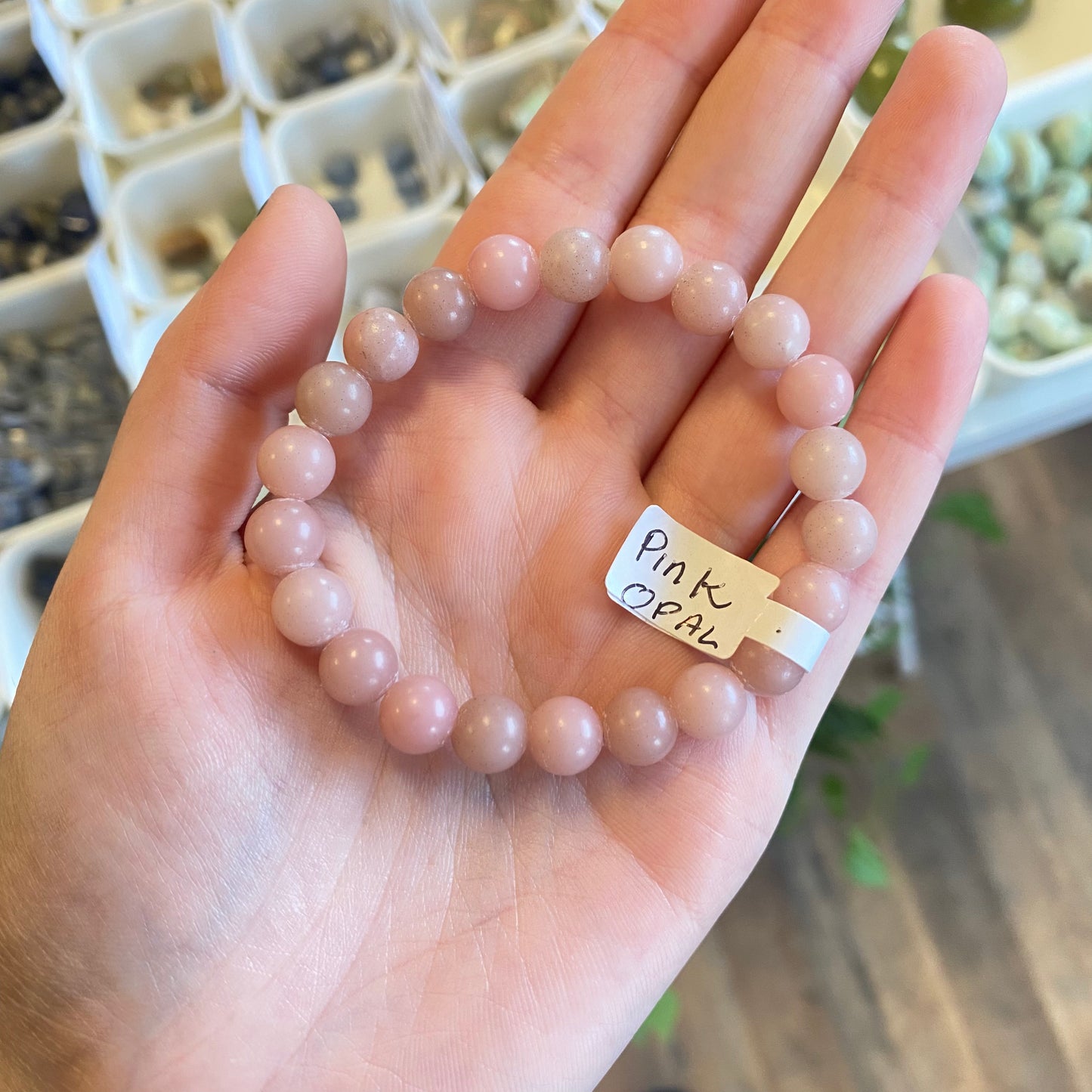 Pink Opal (Heartache) Bracelet 8mm