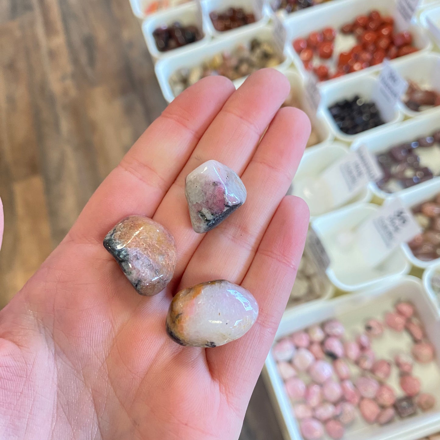 Cobaltoan Calcite (Abundant Love) Tumbled