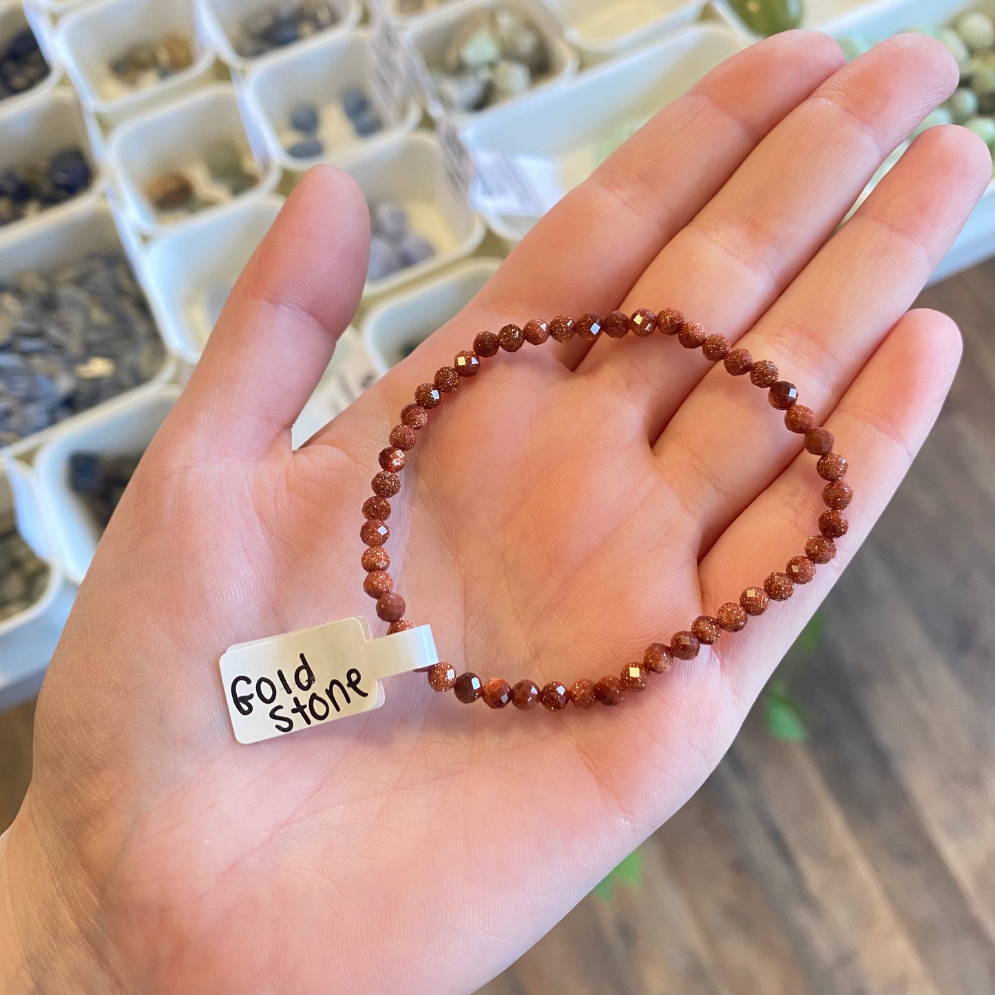 Goldstone (Ambition) Bracelet 4mm