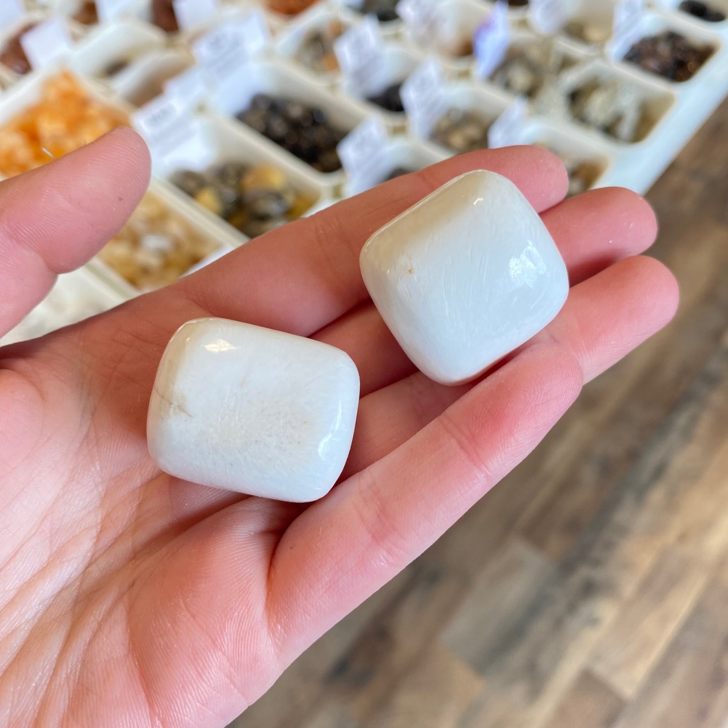 Scolecite (Meditation) Tumbled