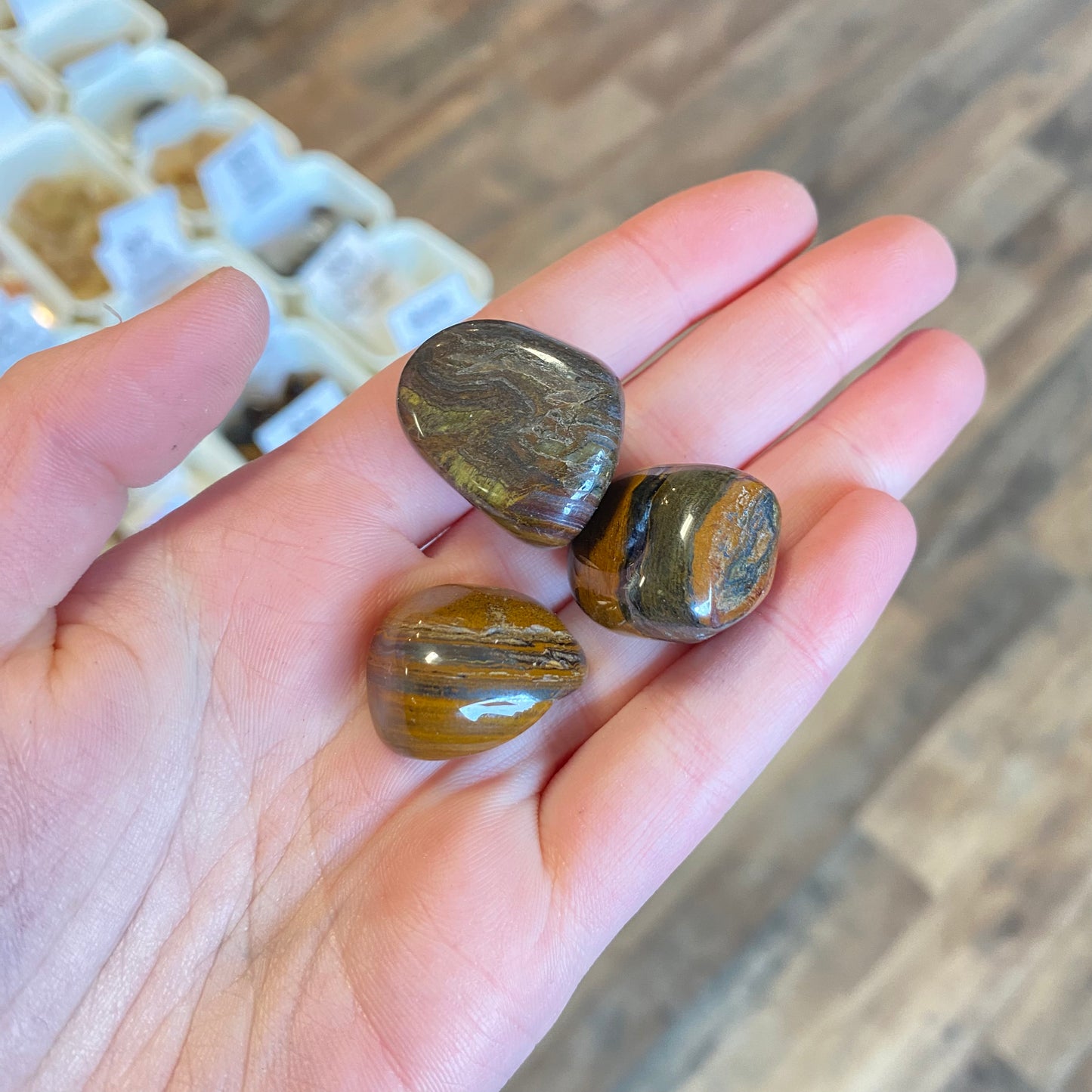 Banded Tiger Jasper (Strength) Tumbled