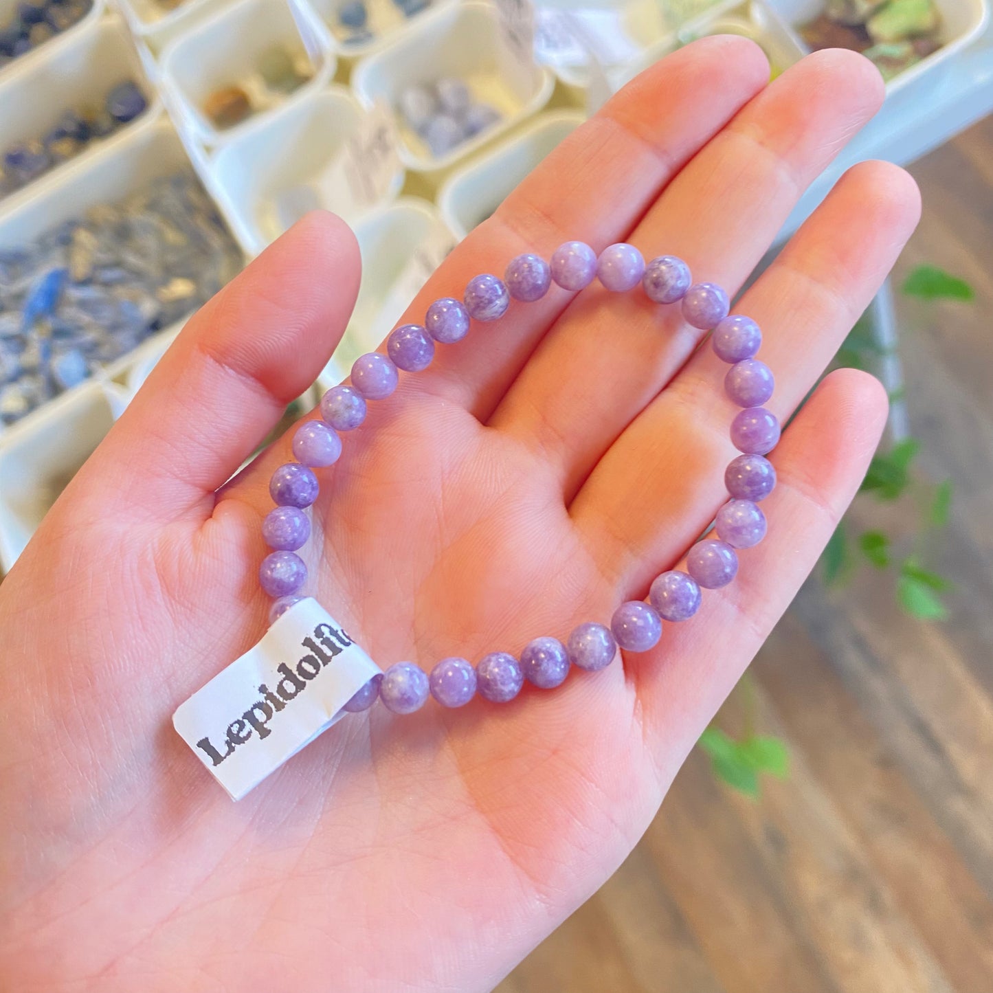 Lepidolite (Emotional Healing) Bracelet 6mm