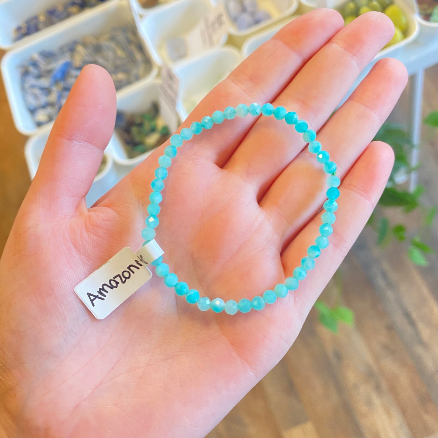 Amazonite (Comfort) Bracelet 4mm