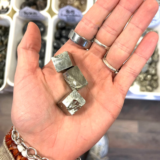 Pyrite (Manifestation & Wealth) Cube
