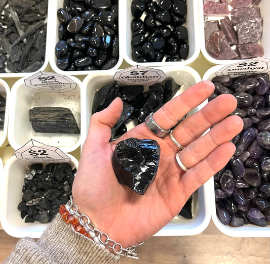 Obsidian (Energetic Shield) Rough L