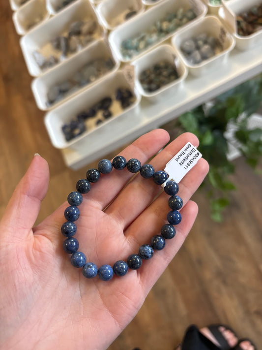 Dumortierite (Mental Discipline & Arch Angel Michael) Bracelet 8mm