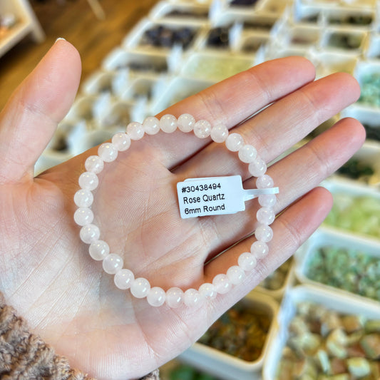 Rose Quartz (Love) Bracelet 6mm