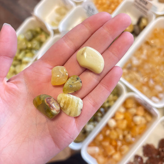 Yellow Opal (Lightens the heart) Tumble