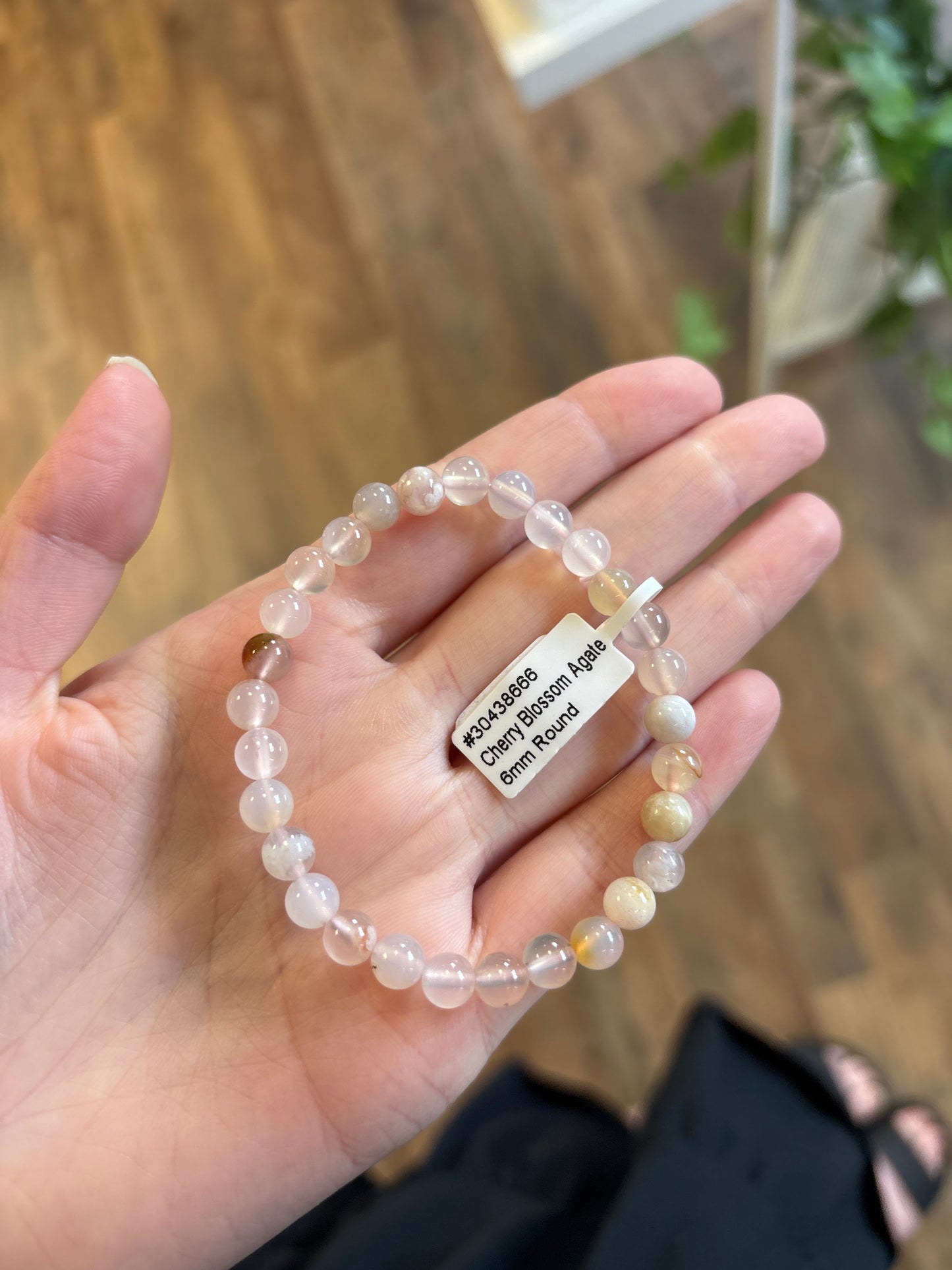Flower Agate (Personal Growth) Bracelet 6mm