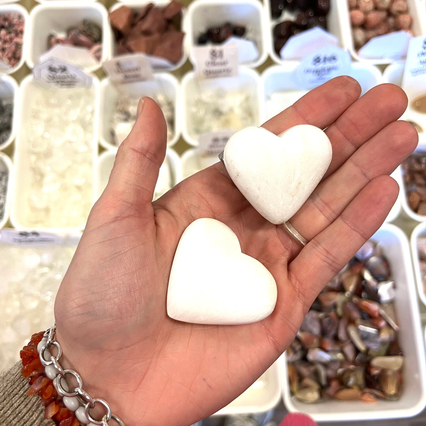 Scolecite (Meditation) Heart