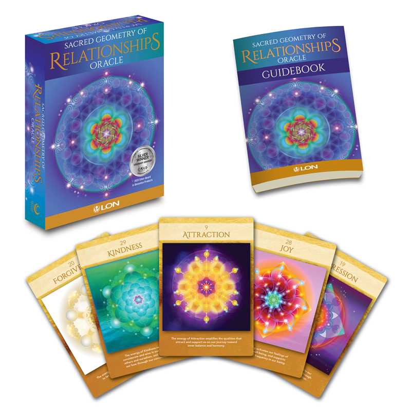 Sacred Geometry of Relationships Oracle by LON: Flashcards; 176 pages / English
