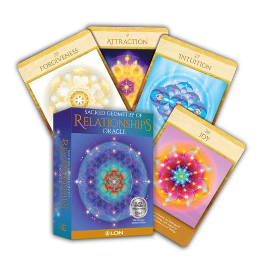 Sacred Geometry of Relationships Oracle by LON: Flashcards; 176 pages / English