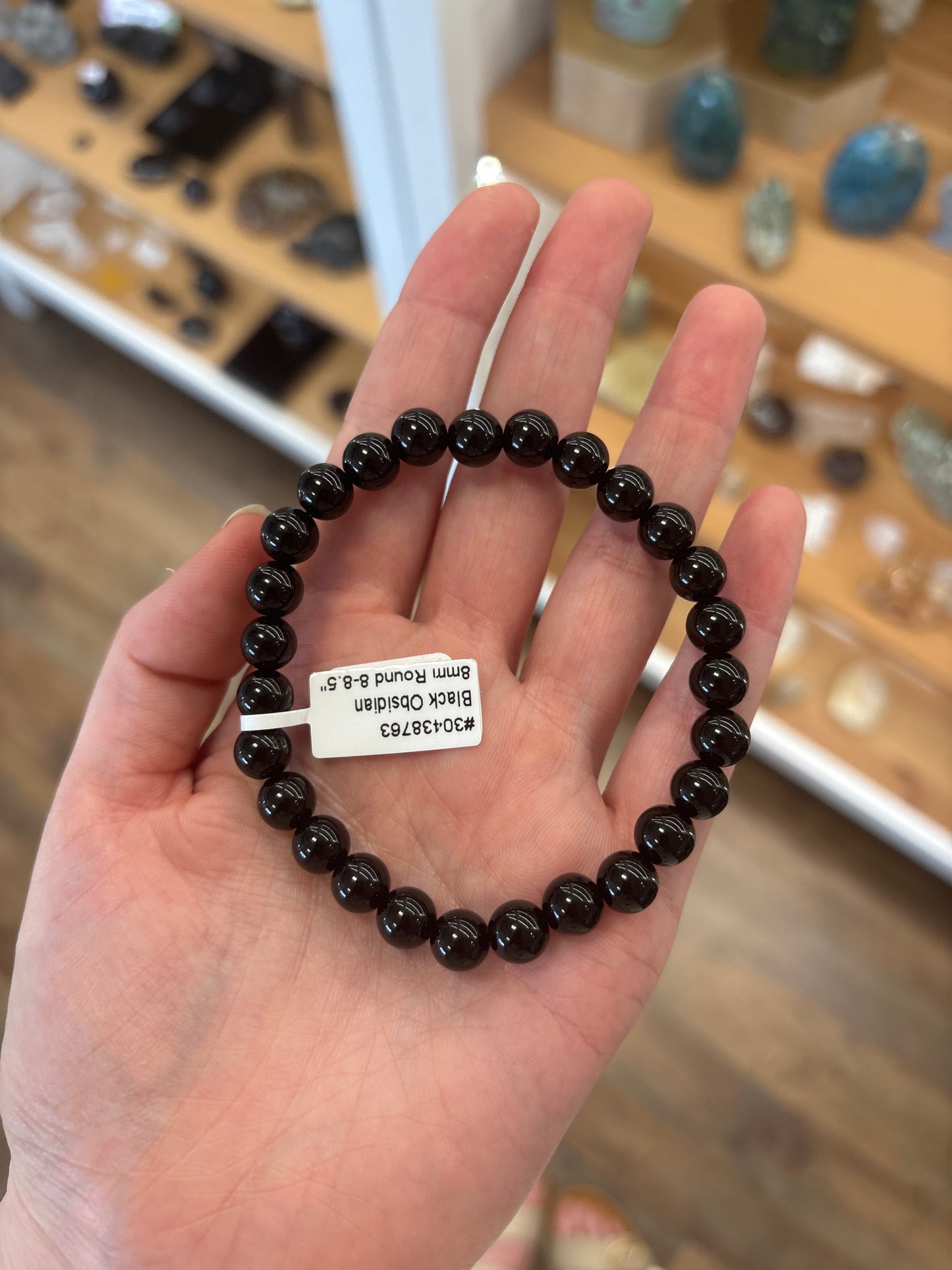 Obsidian (Energetic Shield) Bracelet 8mm LARGE