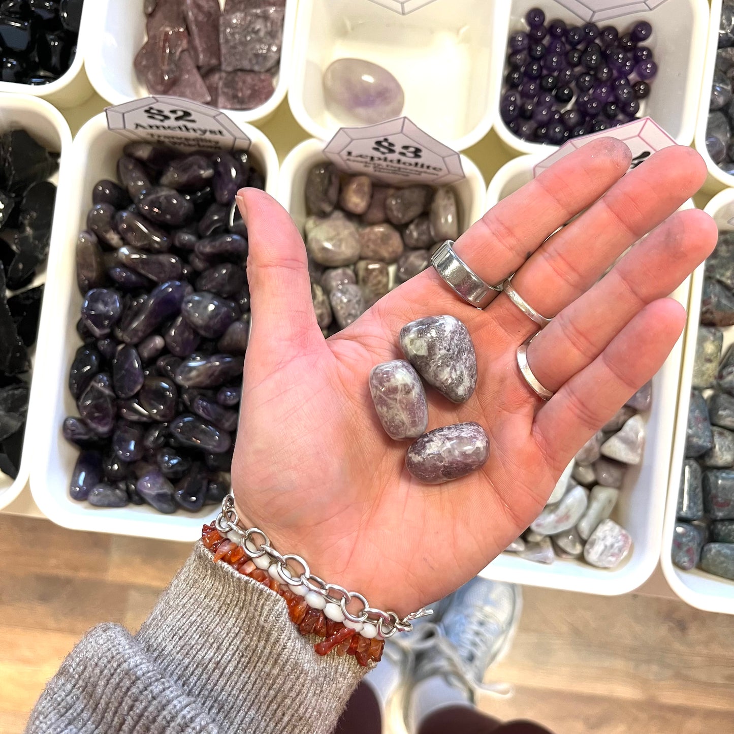 Lepidolite (Emotional Healing) Tumbled M