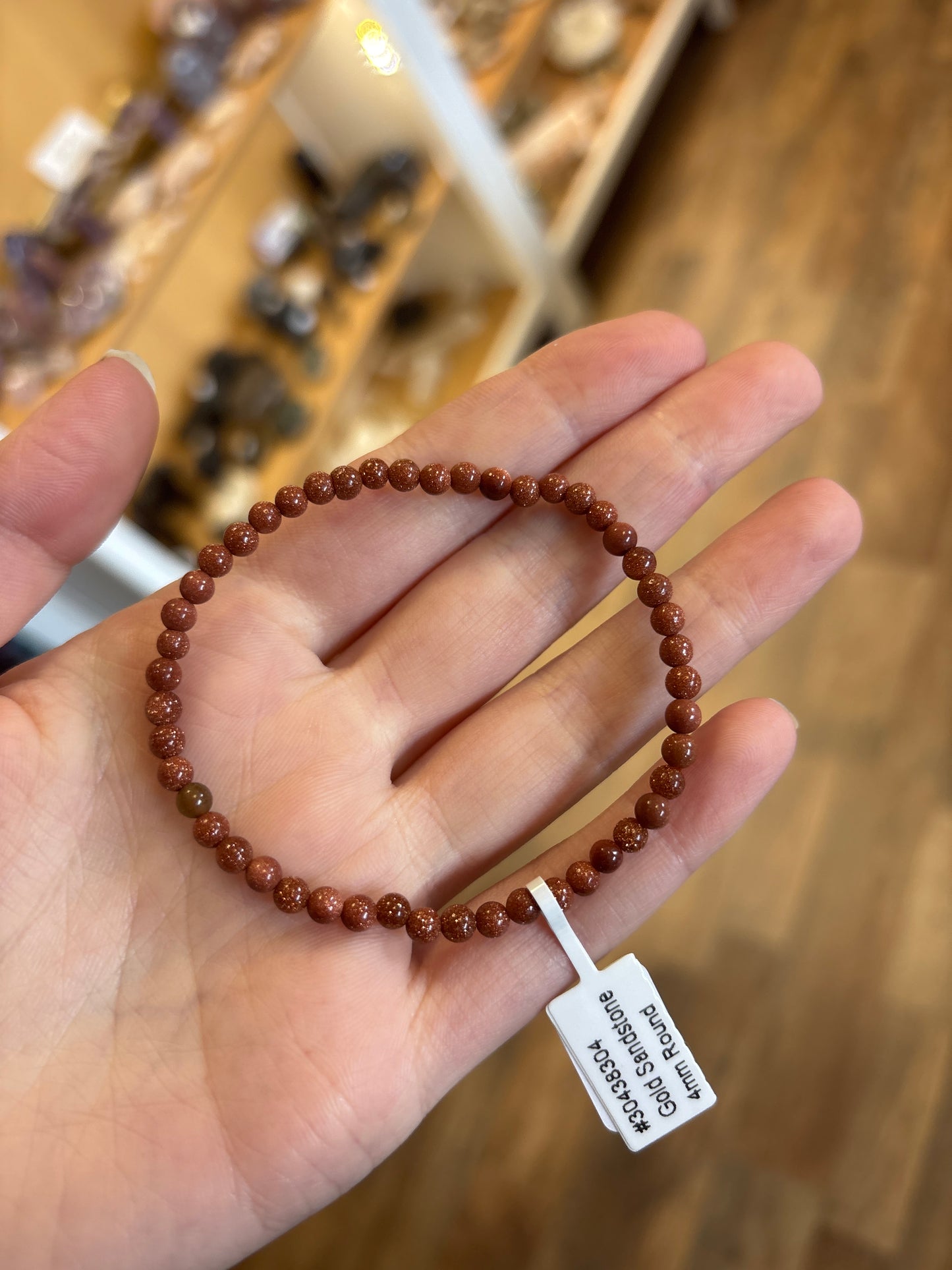 Goldstone (Amplification) Bracelet 4mm