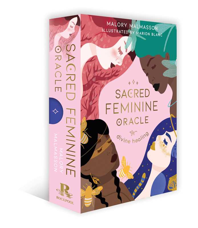 Sacred Feminine Oracle by Malory Malmasson: Flashcards; 176 pages / English