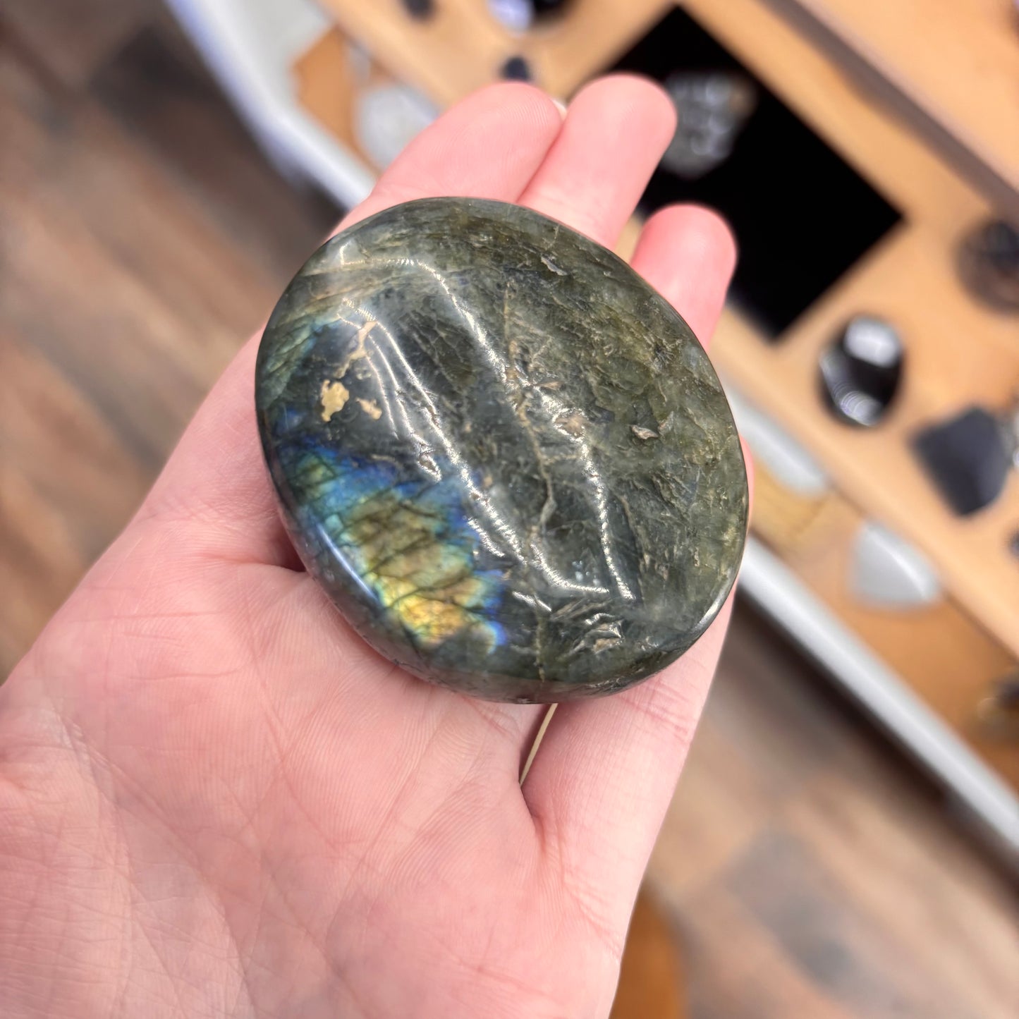 Labradorite (Manifestation) Palm Stone