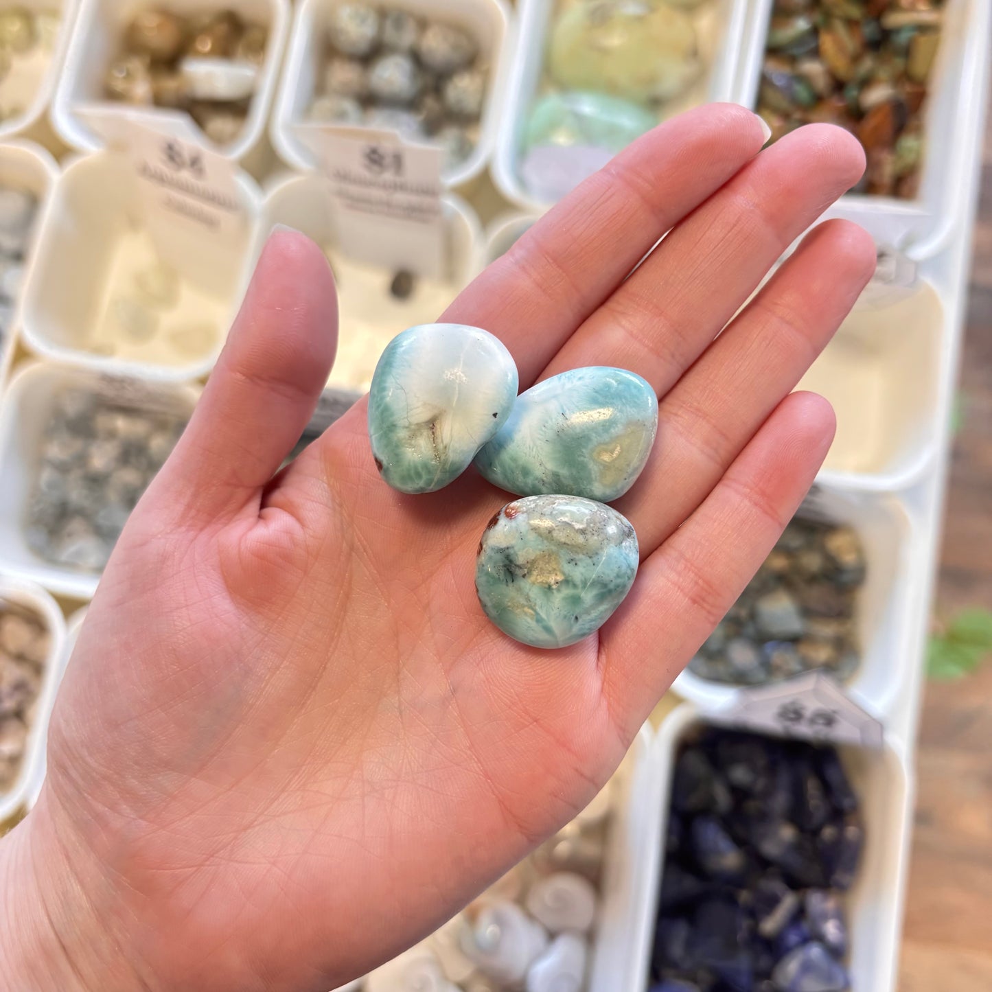 Larimar (Inner Peace & Soothing Strength) Tumble