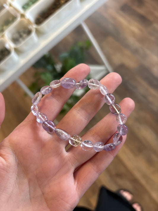 Ametrine (Willpower & Energy Blockages) Nugget Bracelet