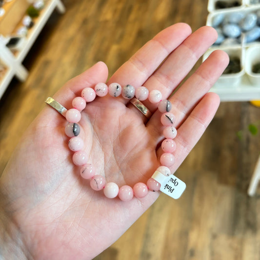 Pink Opal (Heartache) Bracelet 8mm