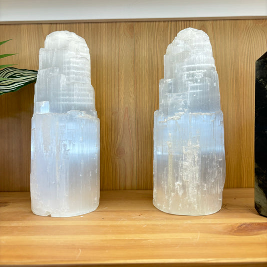 Selenite (Cleansing) Lamp Large