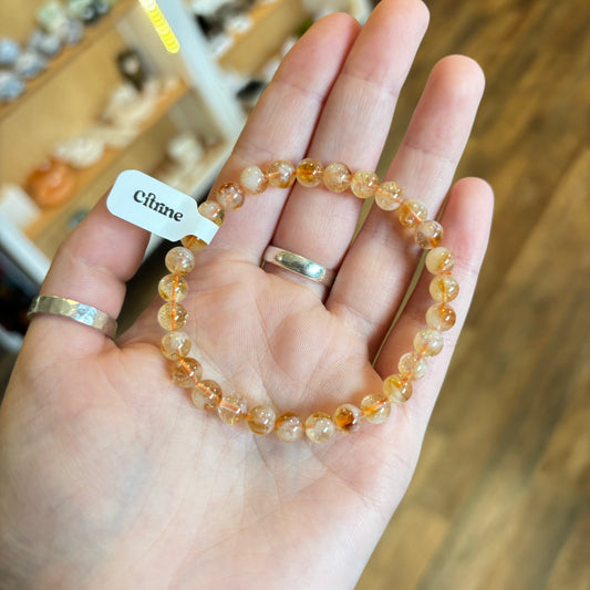 Citrine (Abundance) Bracelet 6mm